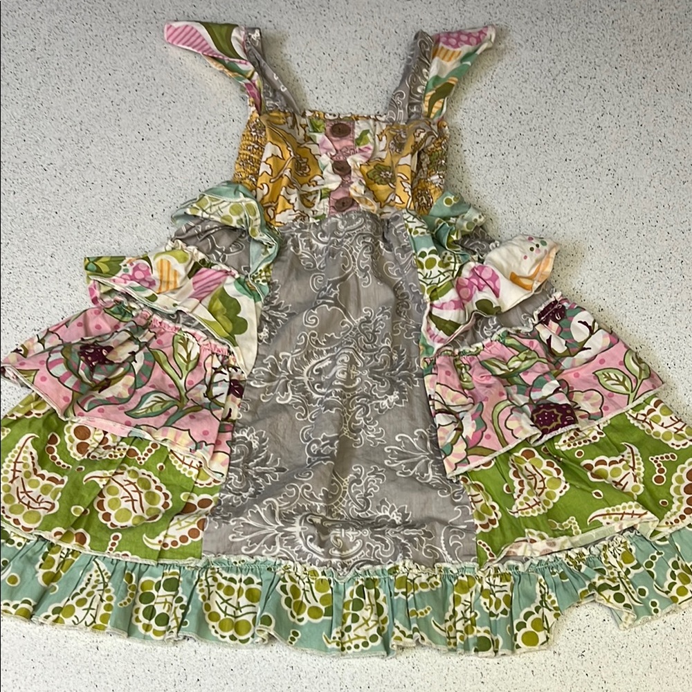 Mustard Pie Colorful Patchwork Dress